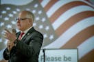 Governor-elect Tim Walz, spoke to veterans and students at Richfield STEM Elementary Veteran's Day event, Friday, November 9, 2018 in Richfield, MN. ]