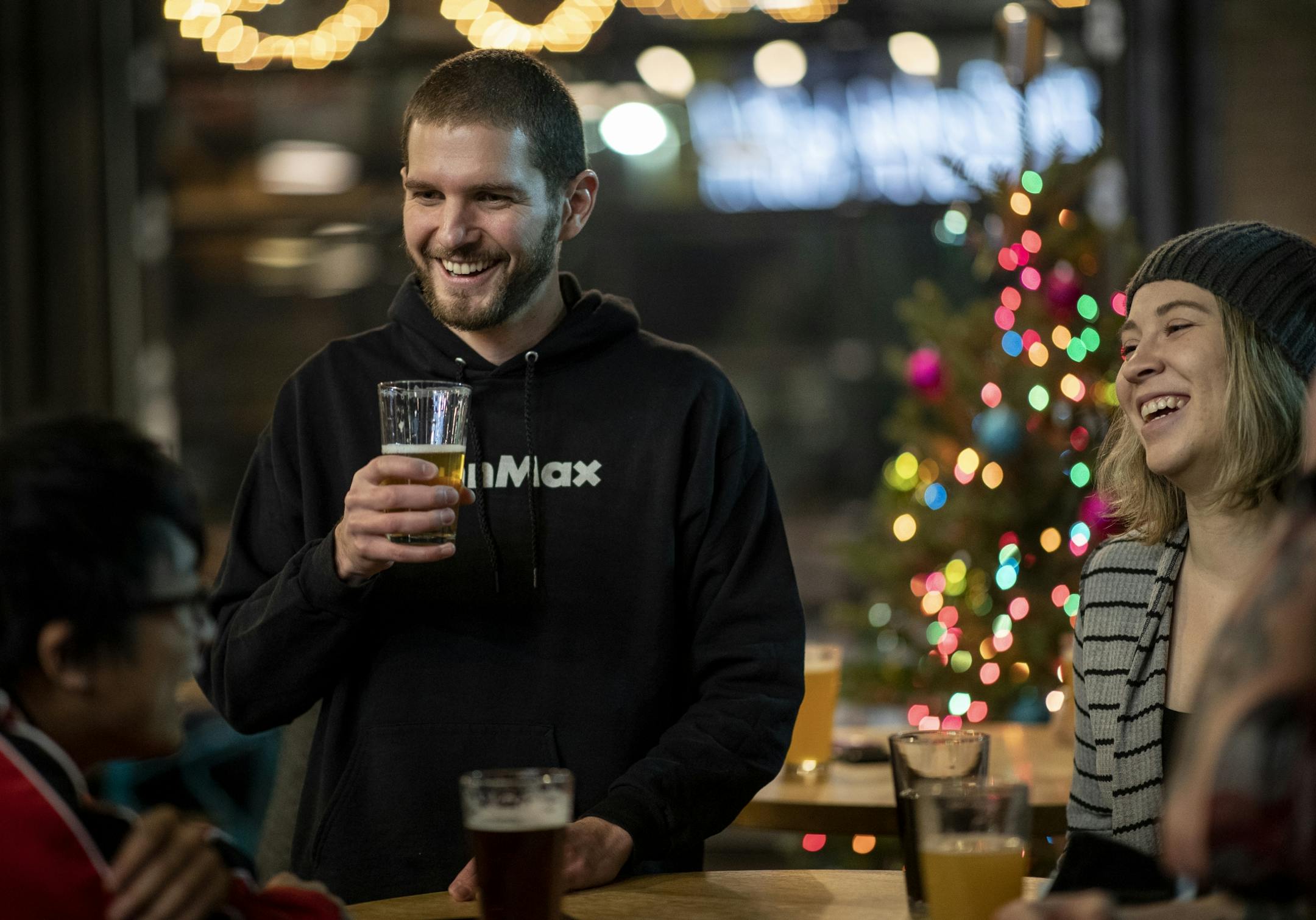 Ben Hanson of MinnMax hosted a game night at Bauhaus Brew Labs in Minneapolis.