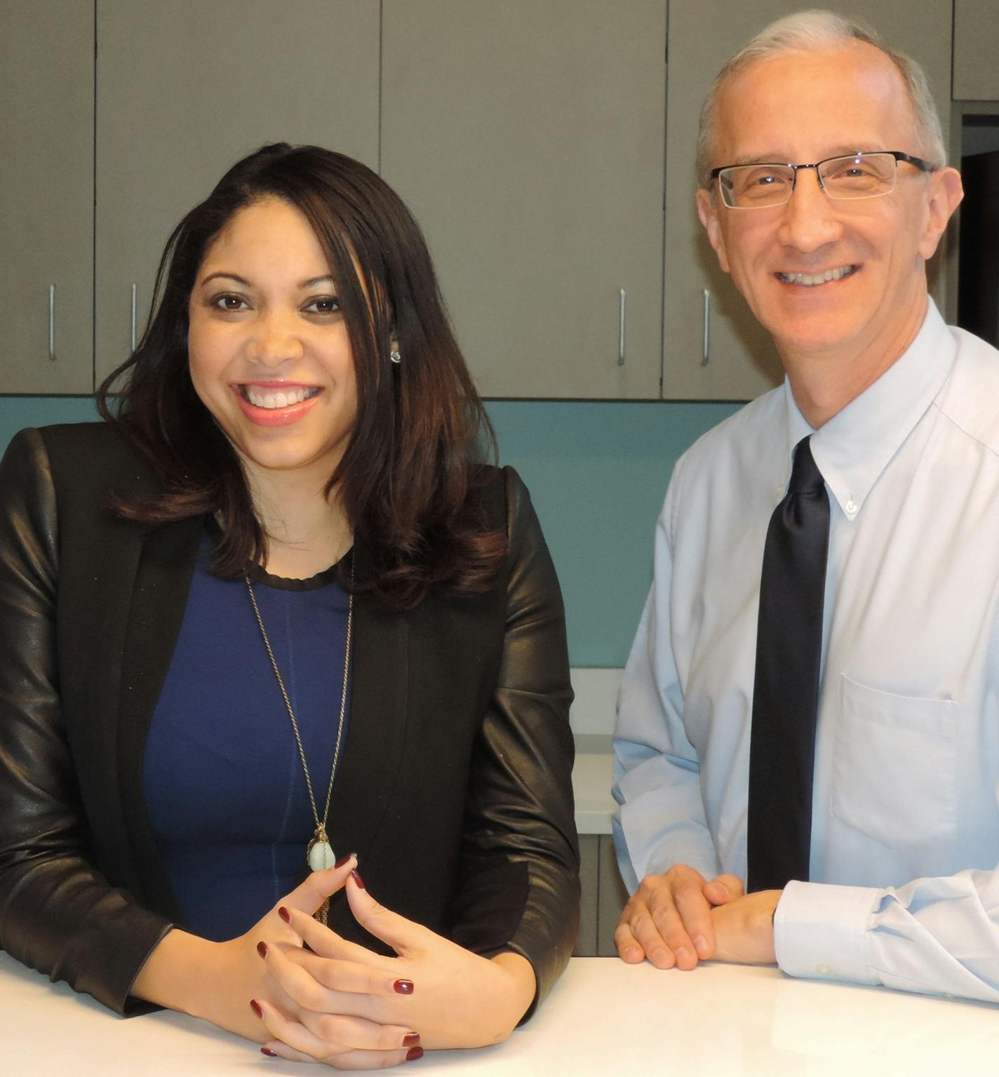 Vice President Jonathon Weinhagen, Tasha Byers, manager of workforce initiatives, andt Matt Kramer, president of the St. Paul Area Chamber of Commerce.