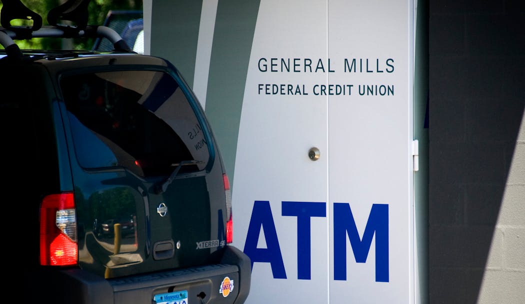 A General Mills Federal Credit Union branch in Golden Valley, photographed in 2010.