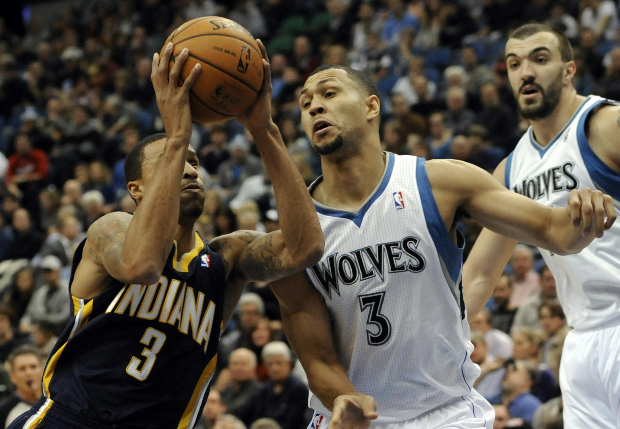 Timberwolves guard Brandon Roy (3)