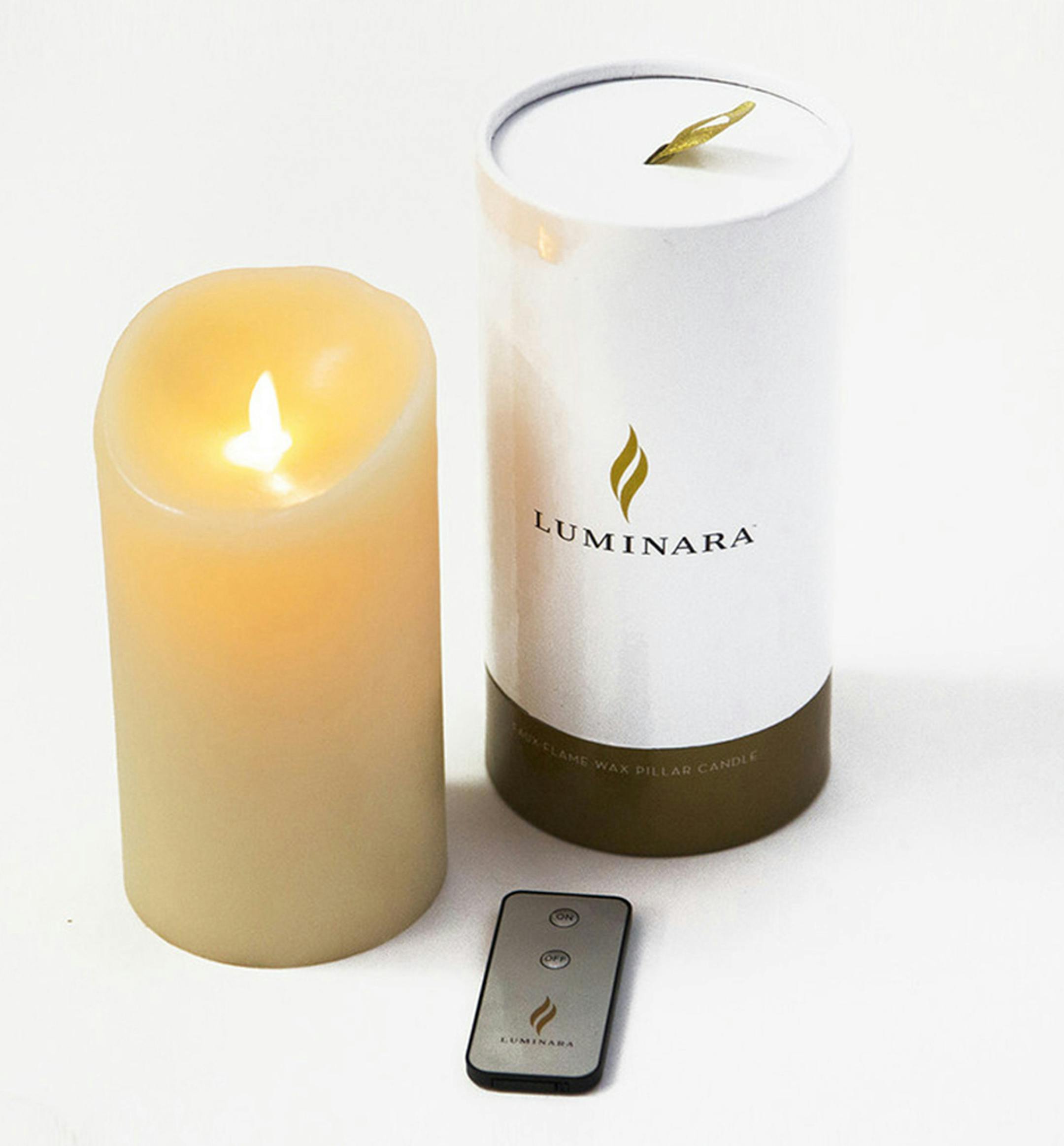 Prone to accidents and/or forgetful? Flameless Luminara candles come with a remote control so they can easily be turned off and on from across the room. (Luminara) ORG XMIT: 1163798