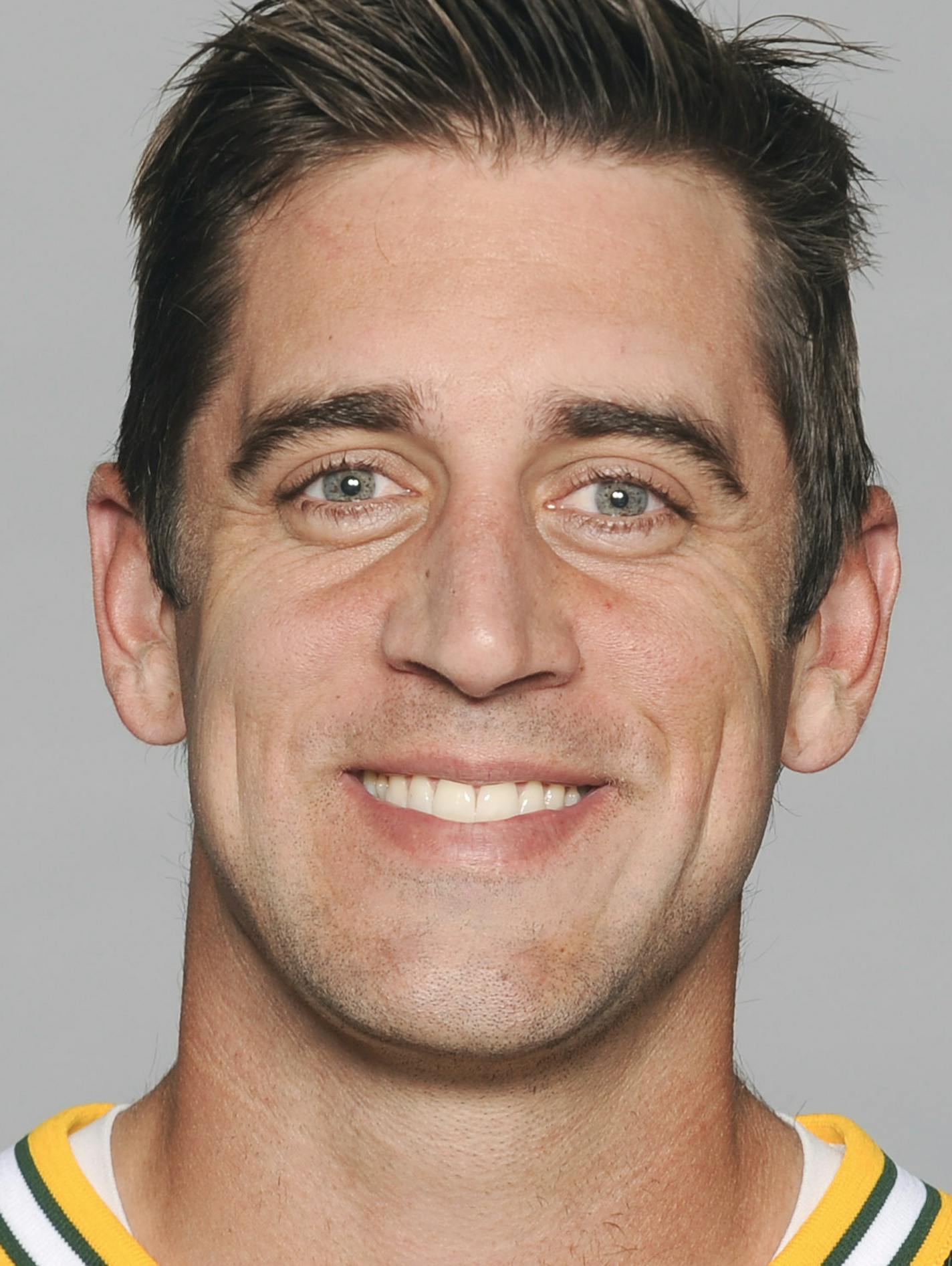 This is a 2014 photo of Aaron Rodgers of the Green Bay Packers NFL football team. This image reflects the Green Bay Packers active roster as of Monday, June 16, 2014 when this image was taken. (AP Photo) ORG XMIT: NFLHS14