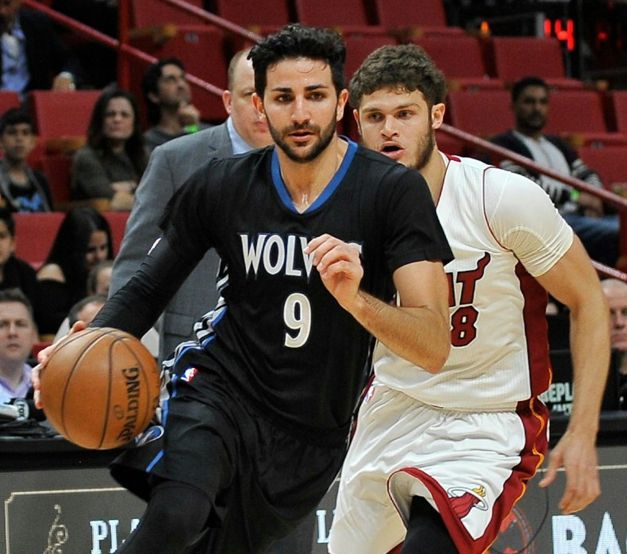 Ricky Rubio on Friday night in Miami.