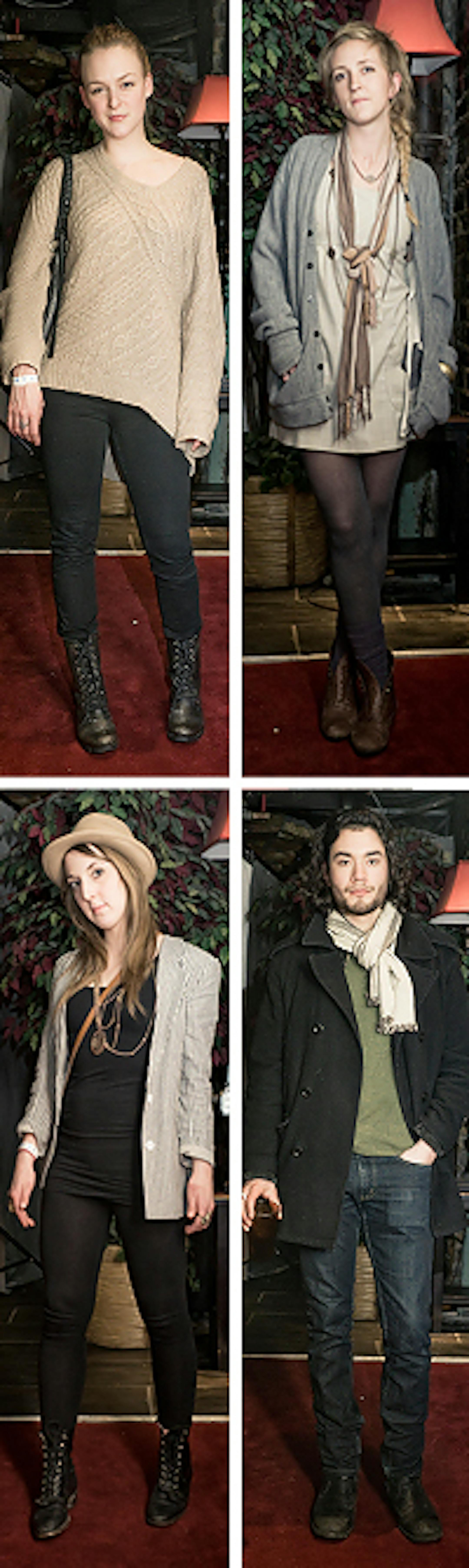 Clockwise from top - Megan Edgerton, Greta Seiffert, Joe Christenson, Tonya Redshaw