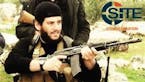 This undated militant image provided by SITE Intel Group shows Abu Muhammed al-Adnani, the Islamic State militant group's spokesman who IS say was "ma