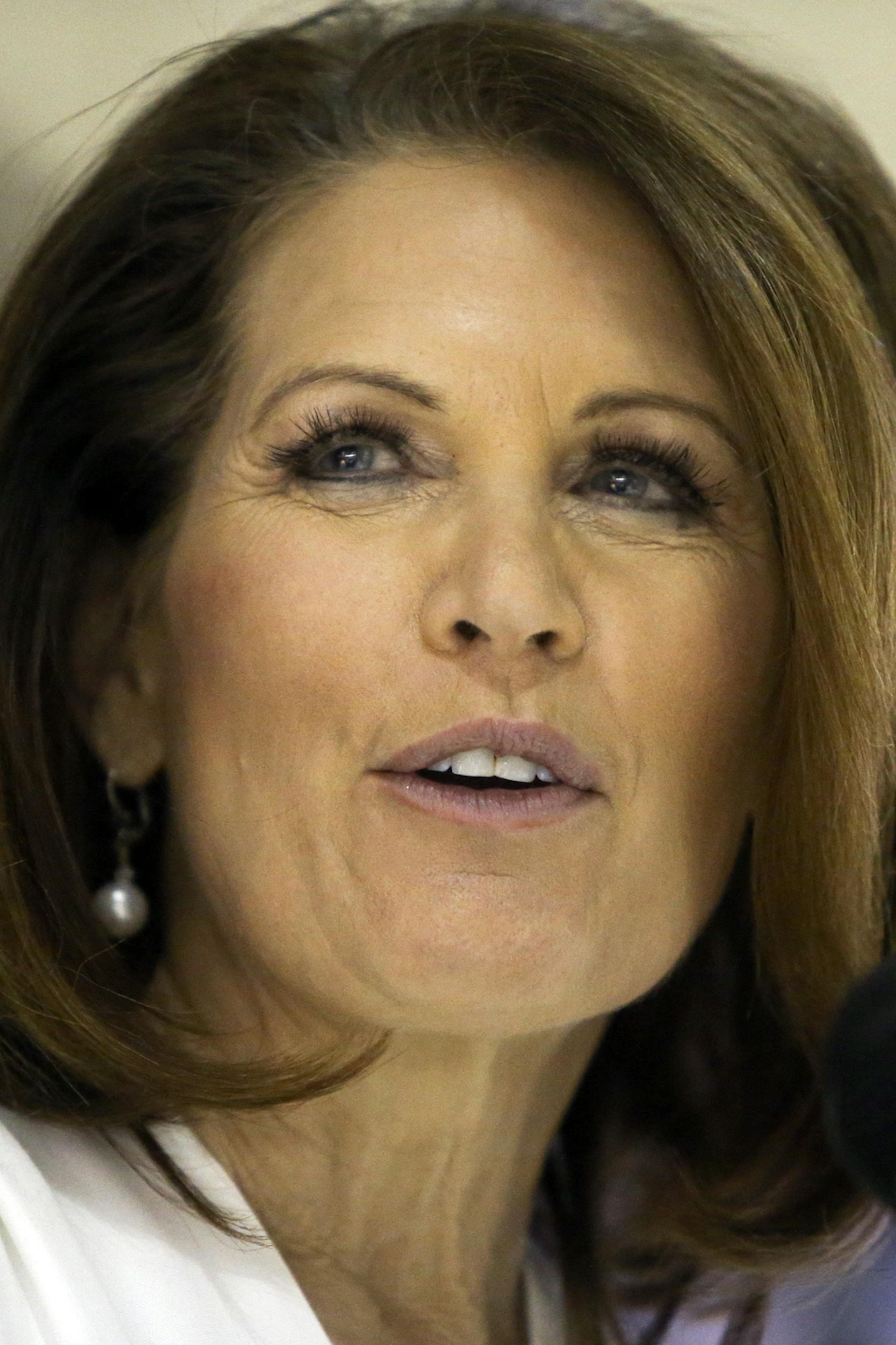 U.S. Rep.Michele Bachmann spoke to family, friends and supporters during a tribute to Bachmann at Monticello High Friday, April 11, 2014, in Monticello, MN.](DAVID JOLES/STARTRIBUNE) djoles@startribune.com Michelle Bachman, the outgoing firebrand, is still raising money for her Political Action Committee and she continues to tirelessly canvas the country making speeches to Tea Party and evangelical groups, perhaps a harbinger on what is to come for her. That is, a lucrative speaking circuit, hef