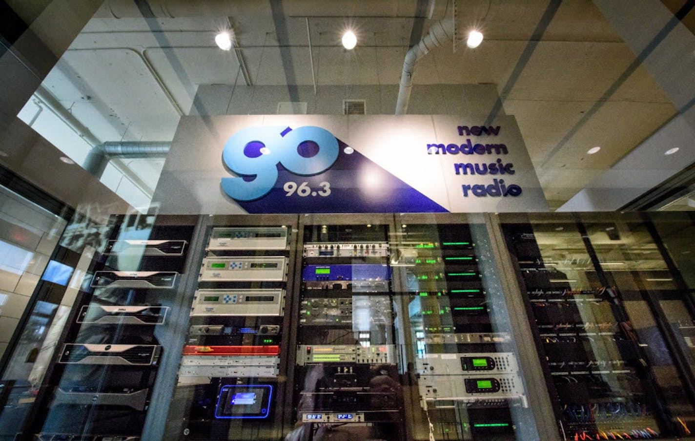 The Go Media radio studios are housed in the Ford Center across from Target Field in Minneapolis.