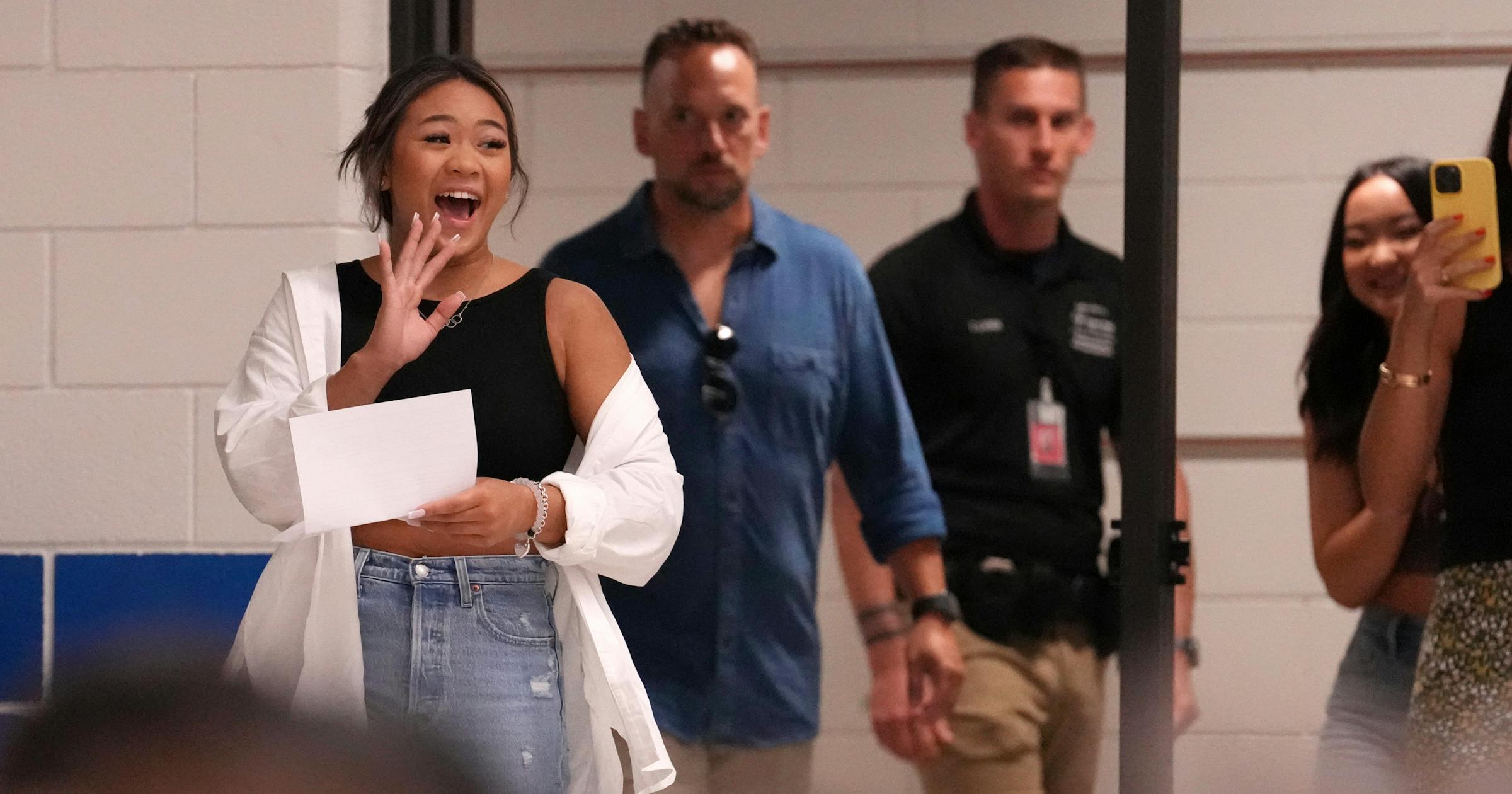 Olympic hero Suni Lee returns to St. Paul school determined to inspire anew