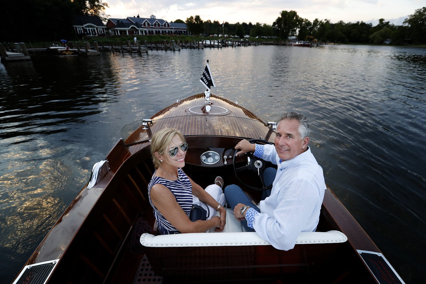 ] CARLOS GONZALEZ cgonzalez@startribune.com - August 3, 2016, Lake Shore, MN, Wooden boat collection of John Allen