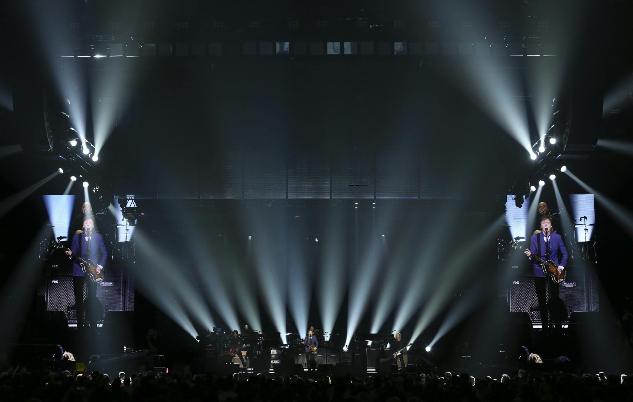 Paul McCartney performing "Save Us," the second song in in his set Wednesday night.