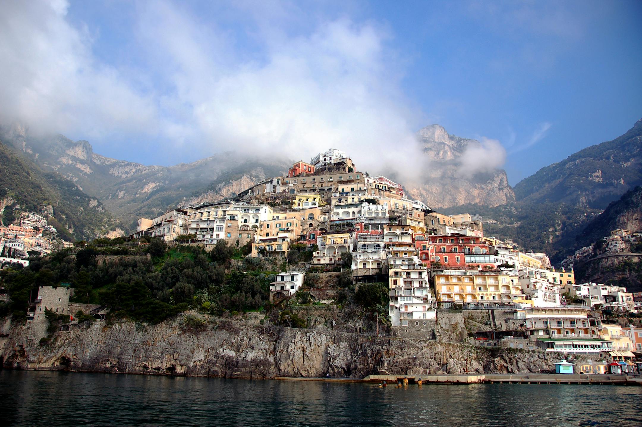 Positano, Italy: The photographer: Eric Wing of Bloomington, Minn. The scene: Wing shot this photo of Positano, Italy, from a boat whisking him to the nearby island of Capri. "It was early in the morning, about 7 a.m., and the clouds were still hanging on the hills waiting for the sun to burn them off," Wing said. "Positano is amazing. I'd go back there today."