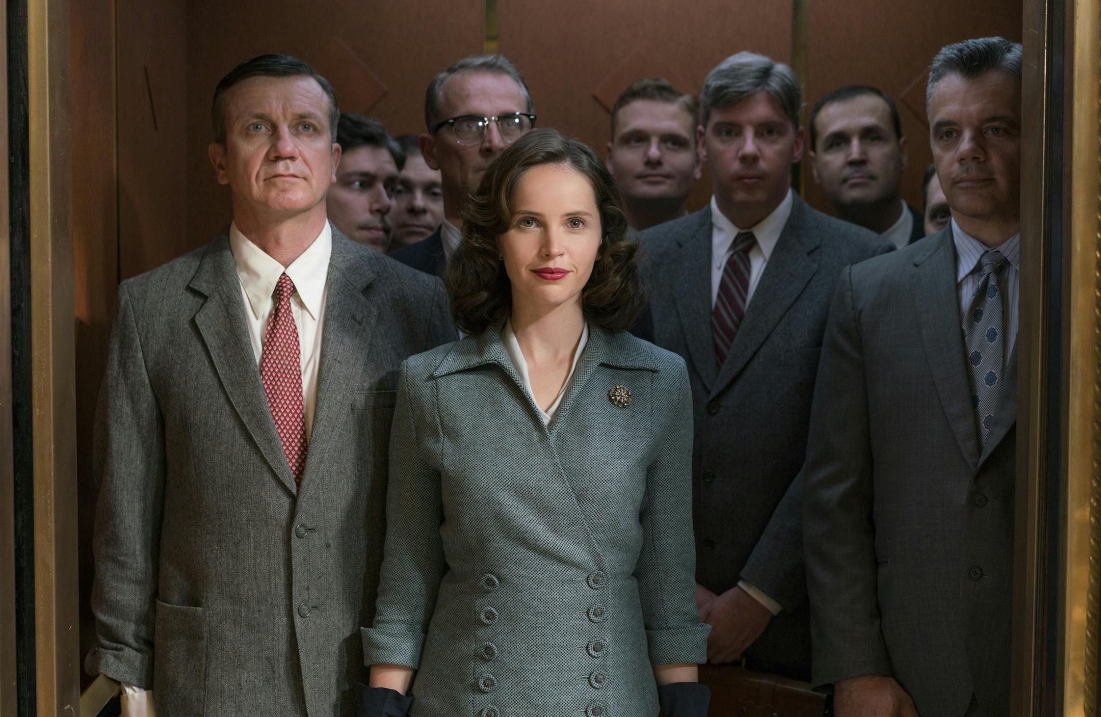 Felicity Jones as Ruth Bader Ginsburg in "On the Basis of Sex."