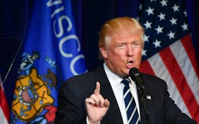 Donald Trump spoke during his rally at the University of Wisconsin-Eau Claire. He said " We just had news that in Minnesota we are doing fantastic" he