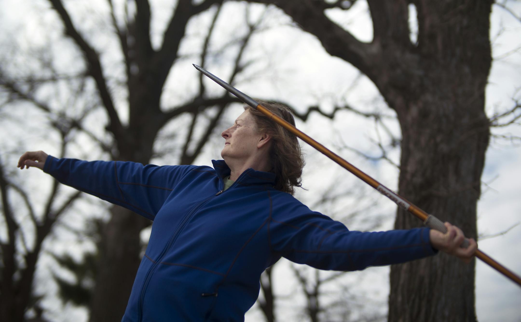 Jane Shallow, a Crystal resident will be competing in javelin throwing in the National Senior Games in the Twin Cities this summer. ] Richard Tsong-Taatarii/rtsong-taatarii@startribune.com