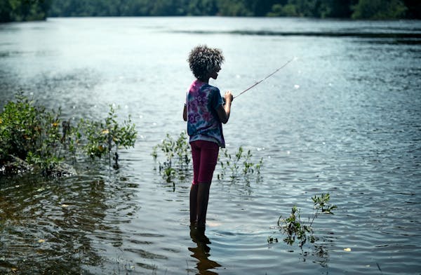 Creating time and space for kids to fish. Someone did that a few summers ago for Jailyn Combs, then 10, at Hidden Falls Regional Park.