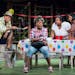 In September; From left to right: Thomas W. Jones II, Regina Marie Williams, Dana Lee Thompson, Aimee K. Bryant in "Barbecue" at Mixed Blood.