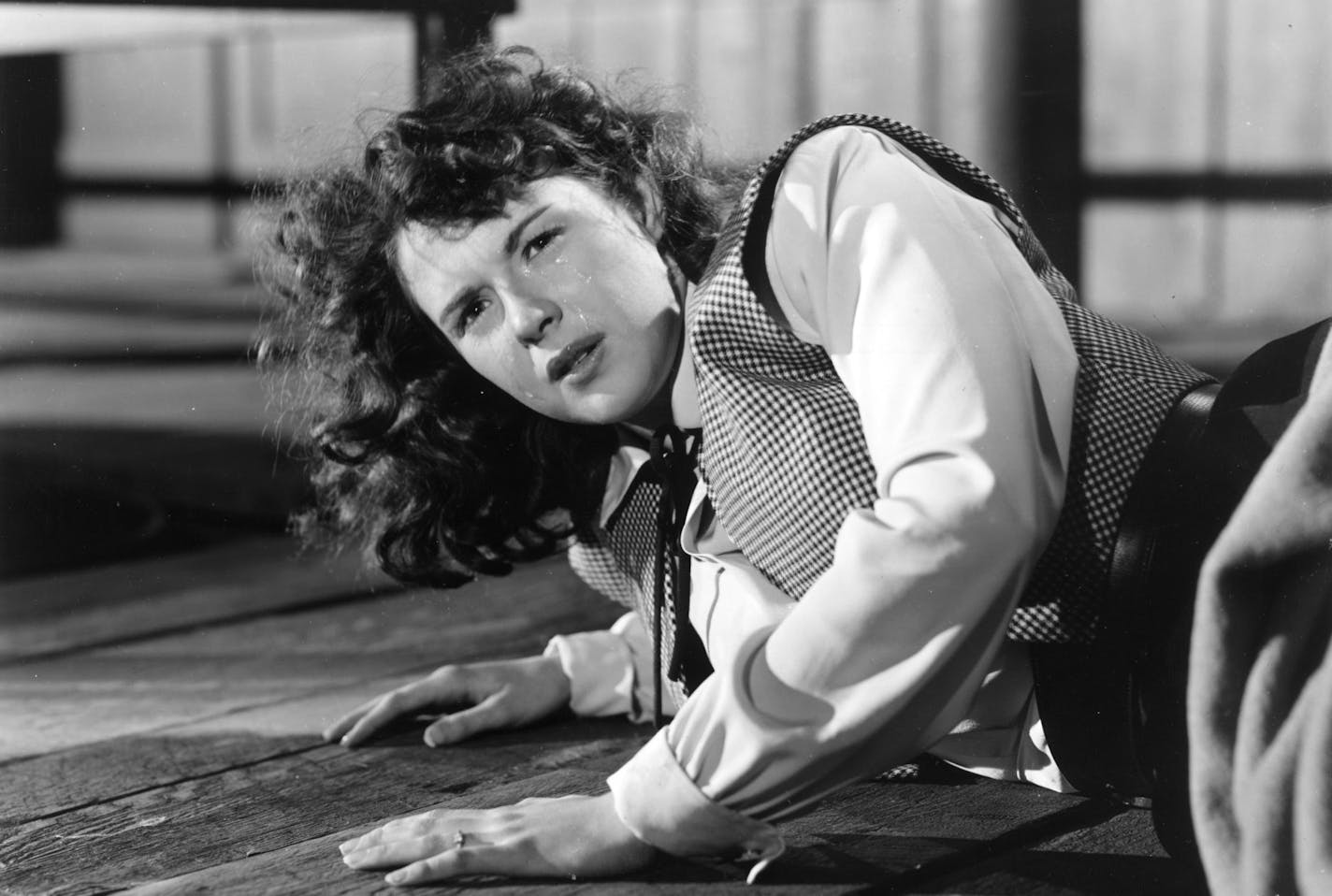 Mala Powers portrays a rape victim in the 1950 movie OUTRAGE, directed by Ida Lupino. The movie mainly addresses how the woman and those around her carry on with their lives. Handout (now file) photo courtesy of RKO/Filmmakers.