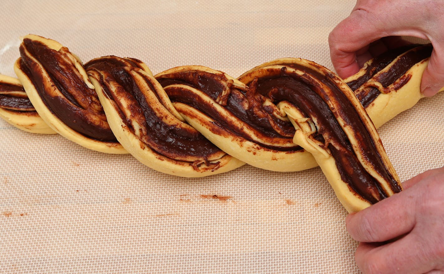 Baking Central makes chocolate babka - a brioche type dough swirled with dark chocolate.] Photographed 3/4/14. Bruce Bisping/Star Tribune bbisping@startribune.com