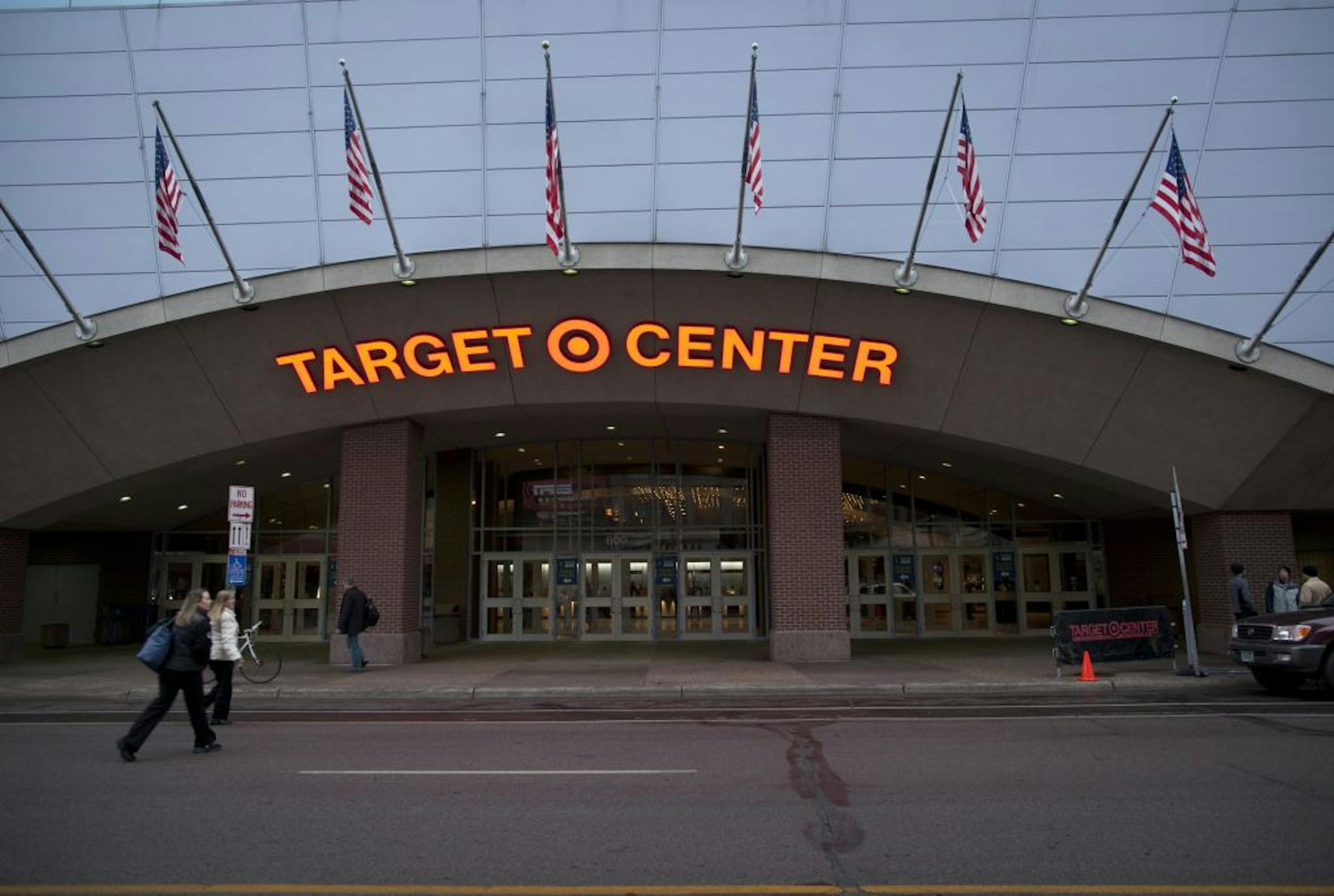 Target Center in downtown Minneapolis.