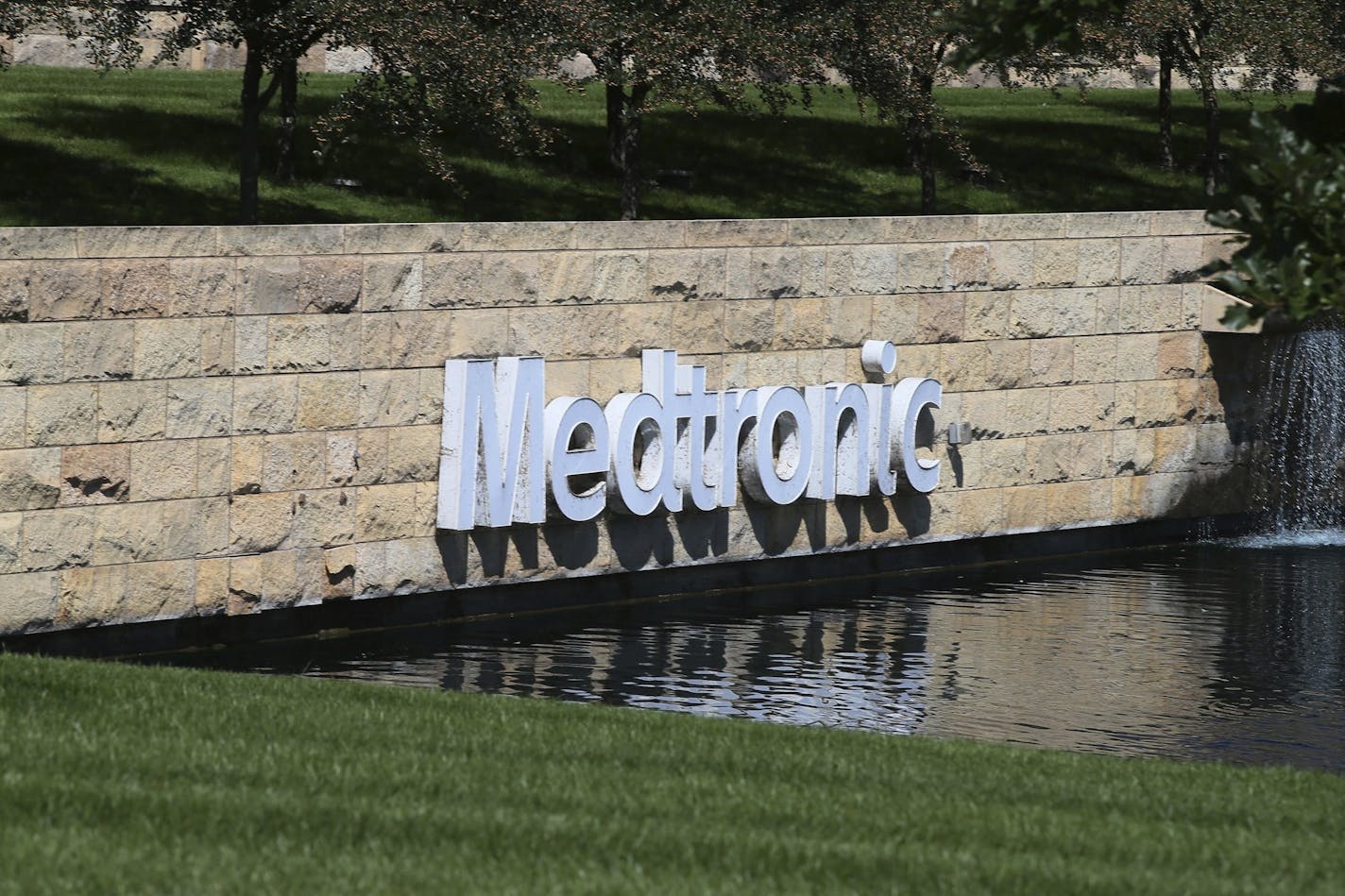 Medtronic's operational headquarters in Fridley. (AP Photo/Jim Mone)