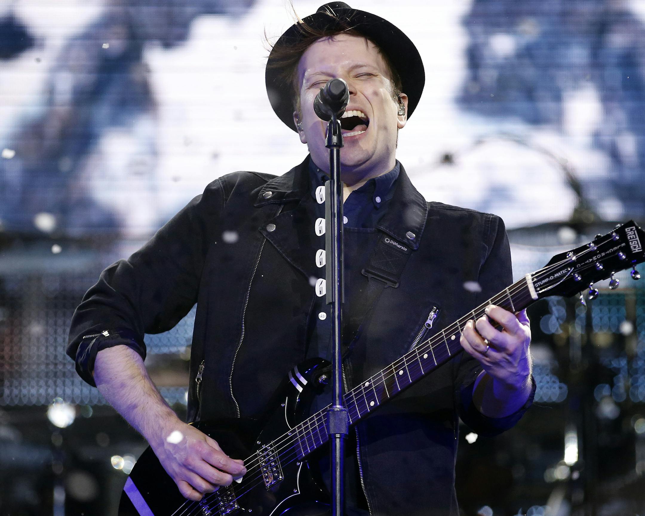Patrick Stump of Fall Out Boy lit up the Xcel Energy Center on Sunday night in St. Paul.