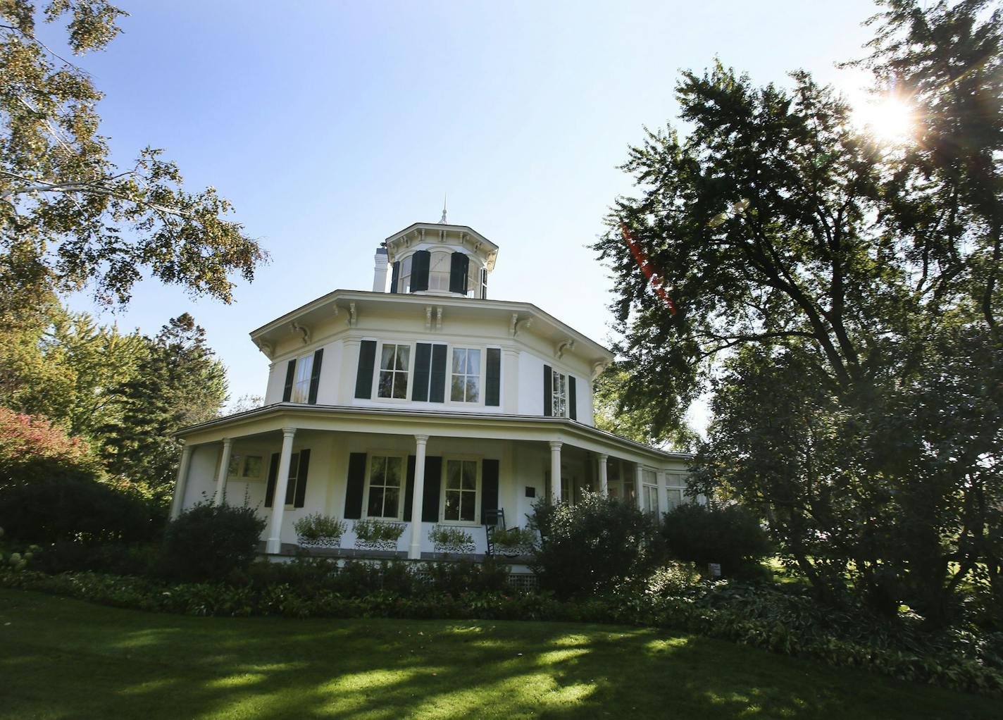 The historic octagon house Friday, Sept. 26, 2014, in Hudson, WI.](DAVID JOLES/STARTRIBUNE)djoles@startribune.com Another in a monthly series highlighting day trips from the Twin Cities, places to eat , things to do and see