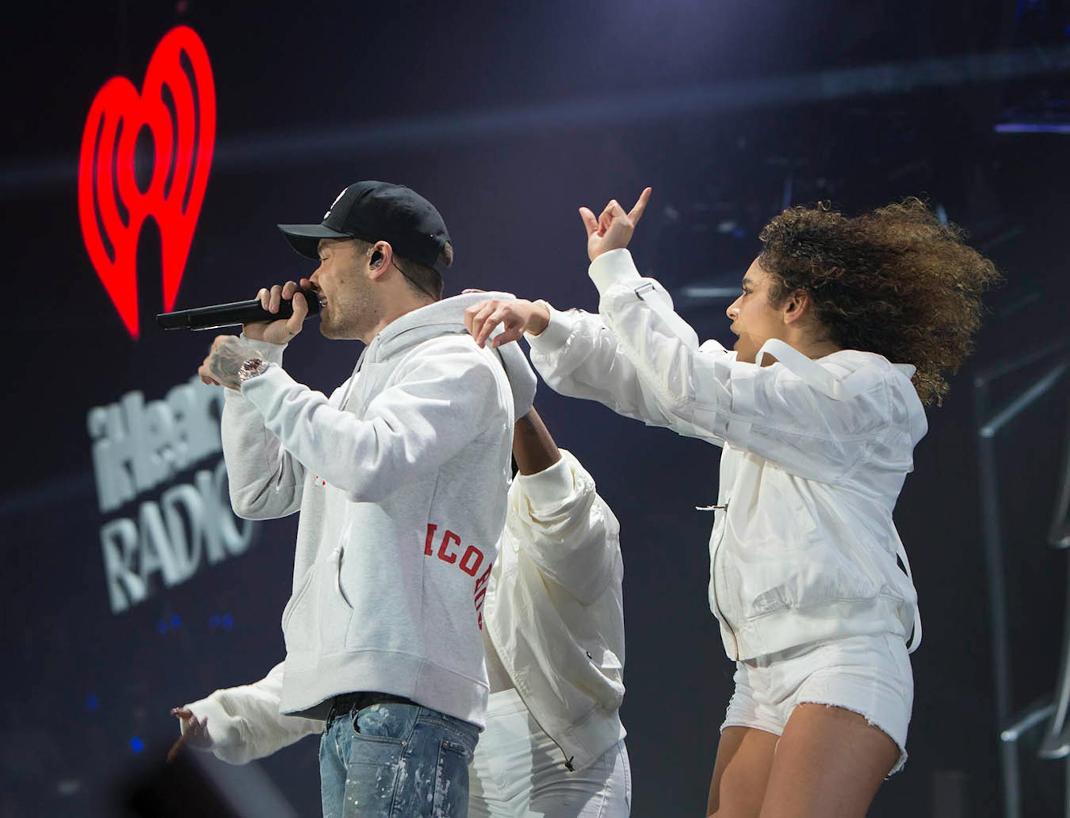Liam Payne performs at Jingle Ball.
