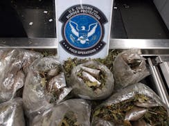 The smuggled opium was found in bags of tea leaves at O'Hare.