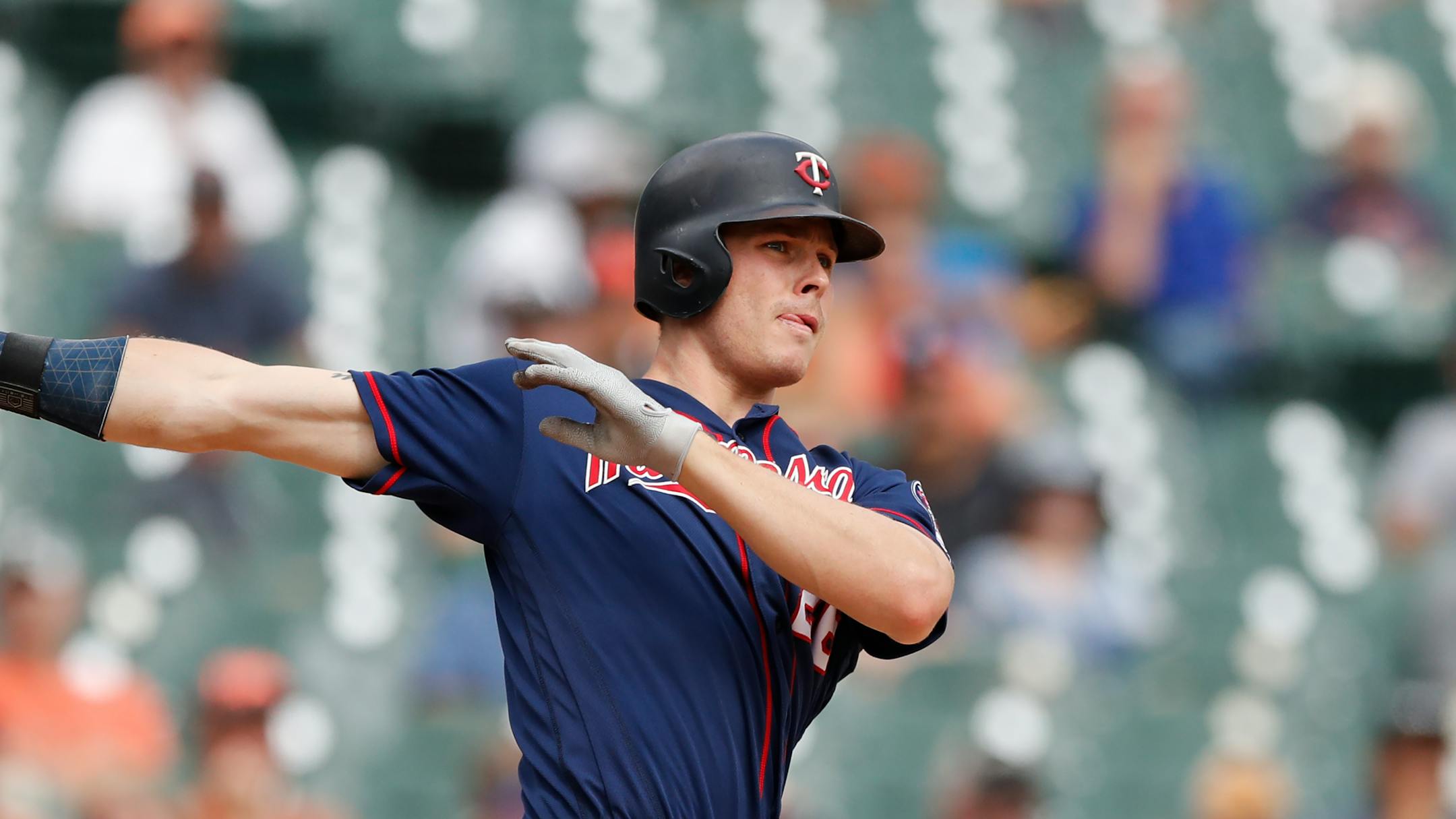 Twins outfielder Max Kepler played both games of the day-night doubleheader in Cleveland on Saturday but has not been in the lineup since because of some shoulder discomfort.
