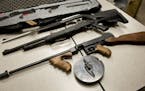 These guns were confiscated in Carver County from Christian Oberender, who amassed an arsenal despite a history of violence and mental health issues.