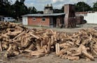 Wood fuels the flavor at Wilber's Barbecue in Goldsboro, N.C.