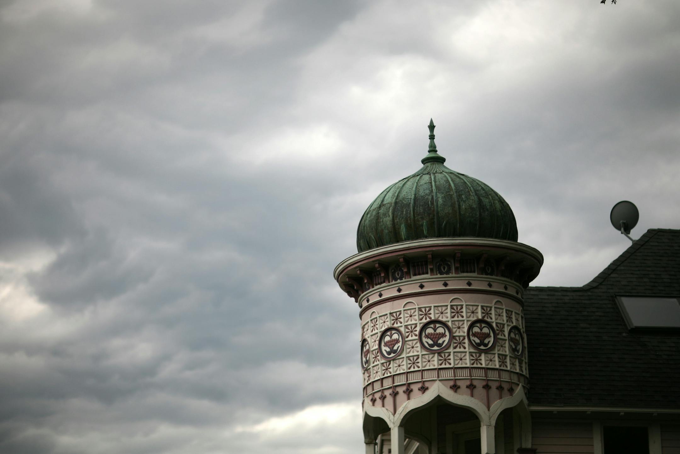 The distinctive architectural details, including the copper dome of a second floor porch, are familiar to anyone who has driven past the Bardwell-Ferrant House on Portland Ave. S.