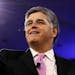 FILE - In this March 4, 2016, file photo, Sean Hannity of Fox News appears at the Conservative Political Action Conference (CPAC) in National Harbor, 