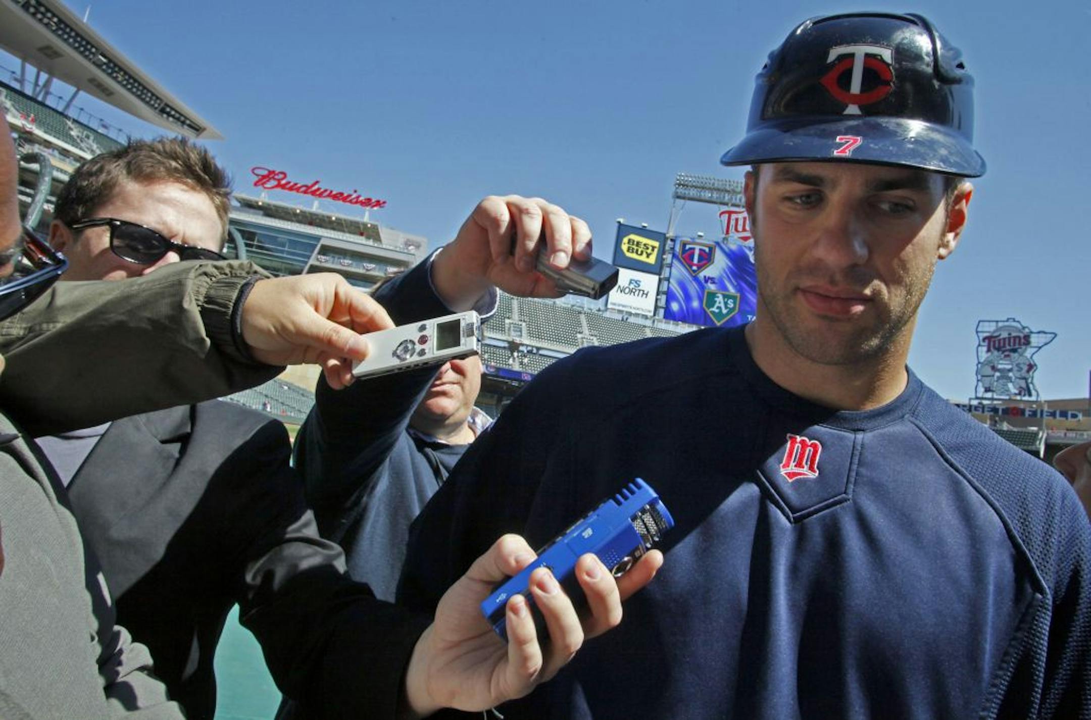 Twins catcher Joe Mauer