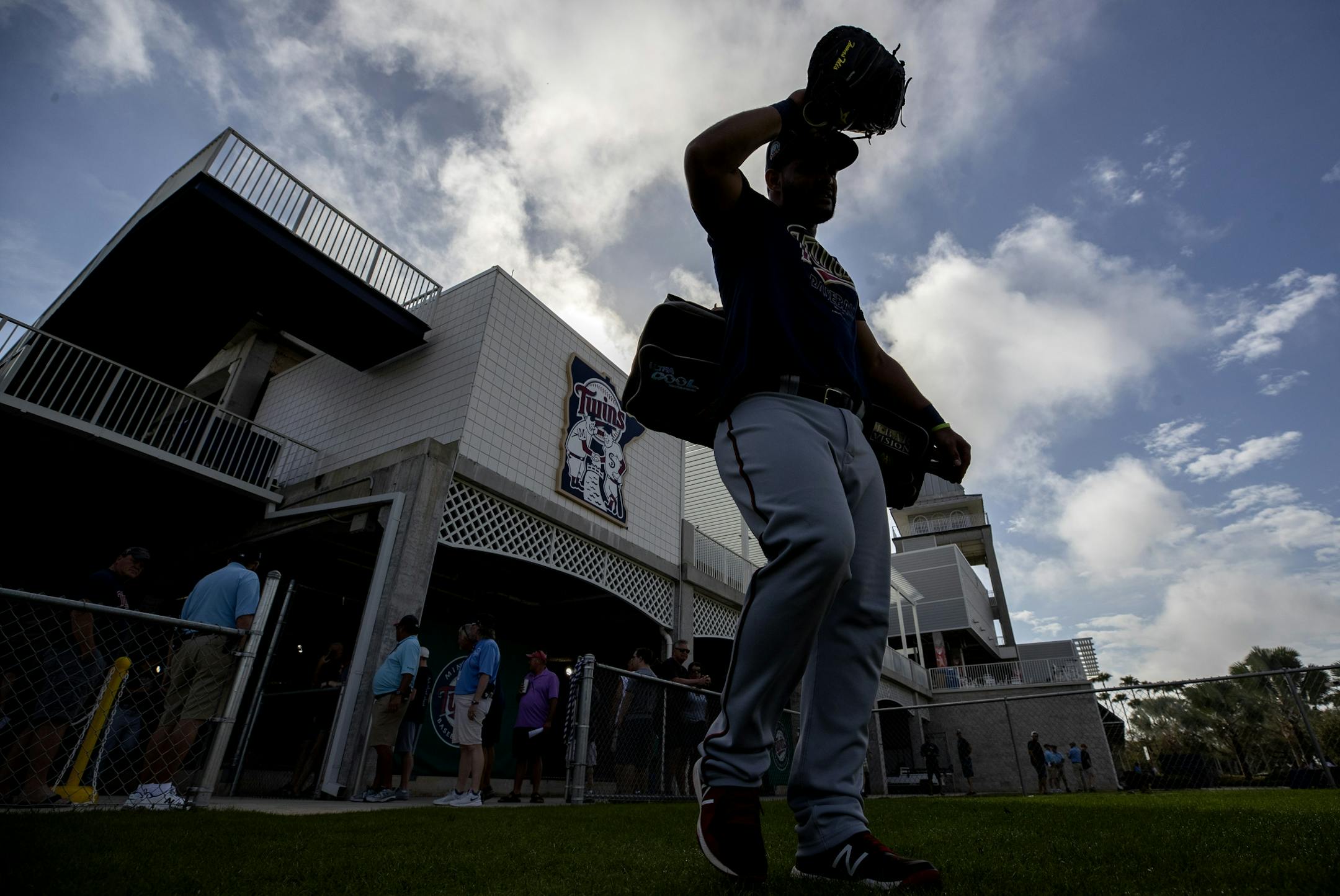 Minnesota Twins catcher Tomas Telis walked out for practice on Friday.