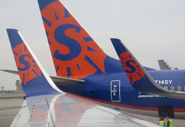 Sun Country Airlines is starting service from the Twin Cities to West Palm Beach, Fla.