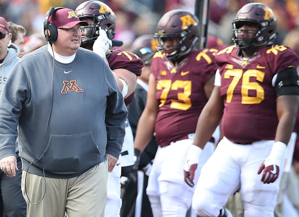 Tracy Claeys has gone 10-8 as the Gophers' head coach since taking over when Jerry Kill resigned for health reasons in October 2015.
