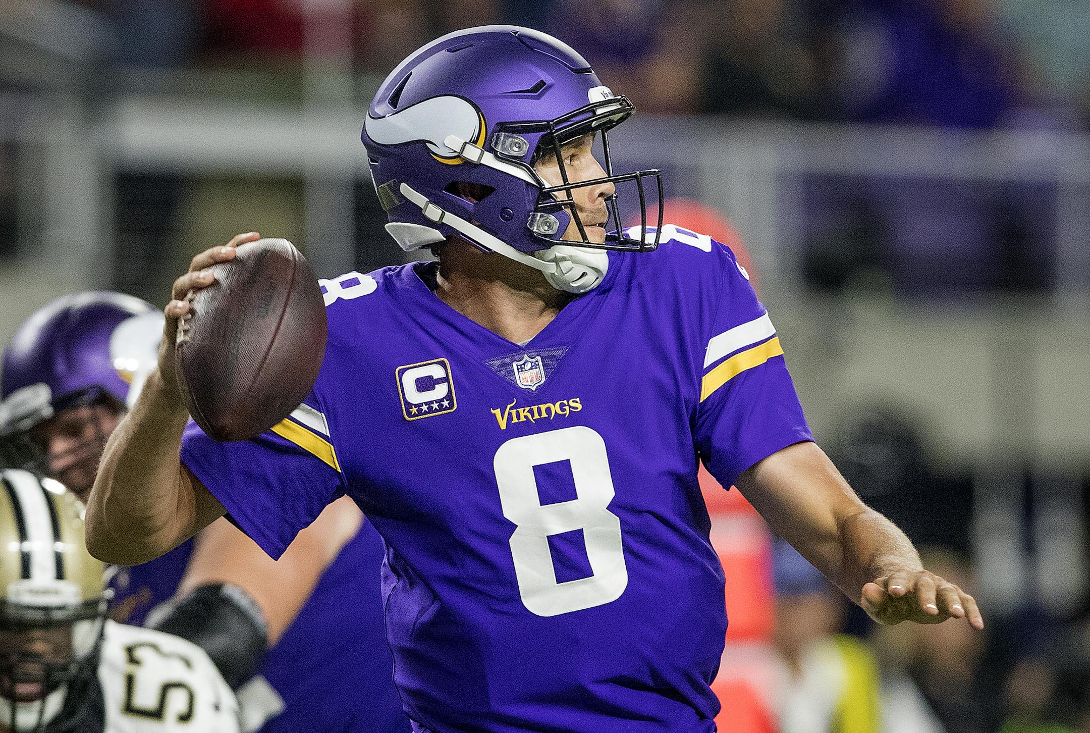 Minnesota Vikings quarterback Sam Bradford. ] CARLOS GONZALEZ &#xef; cgonzalez@startribune.com - September, 2017, Eden Prairie, MN, Winter Park, Minnesota Vikings