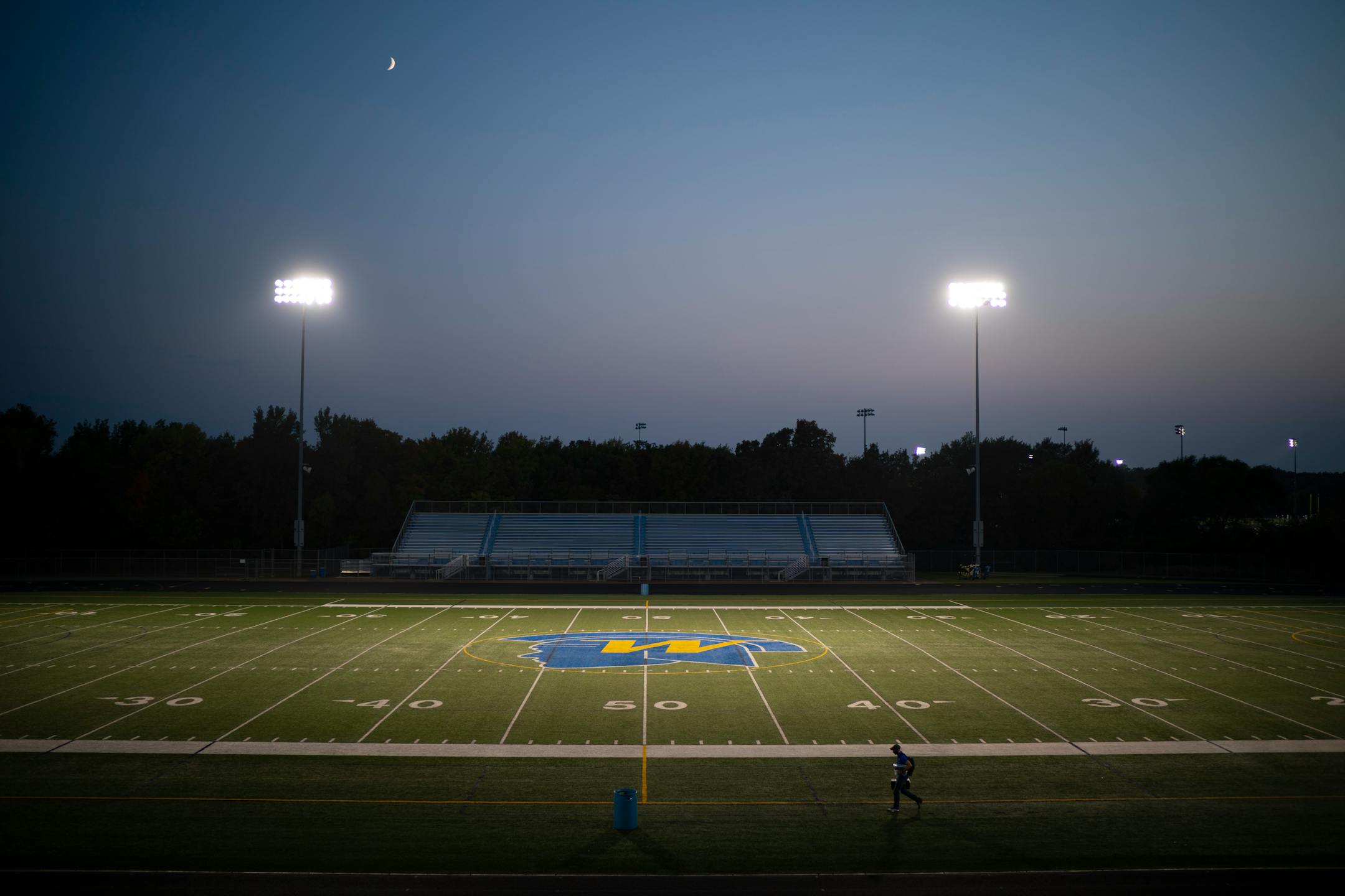 An empty Wayzata Stadium Monday night. ] JEFF WHEELER • jeff.wheeler@startribune.com