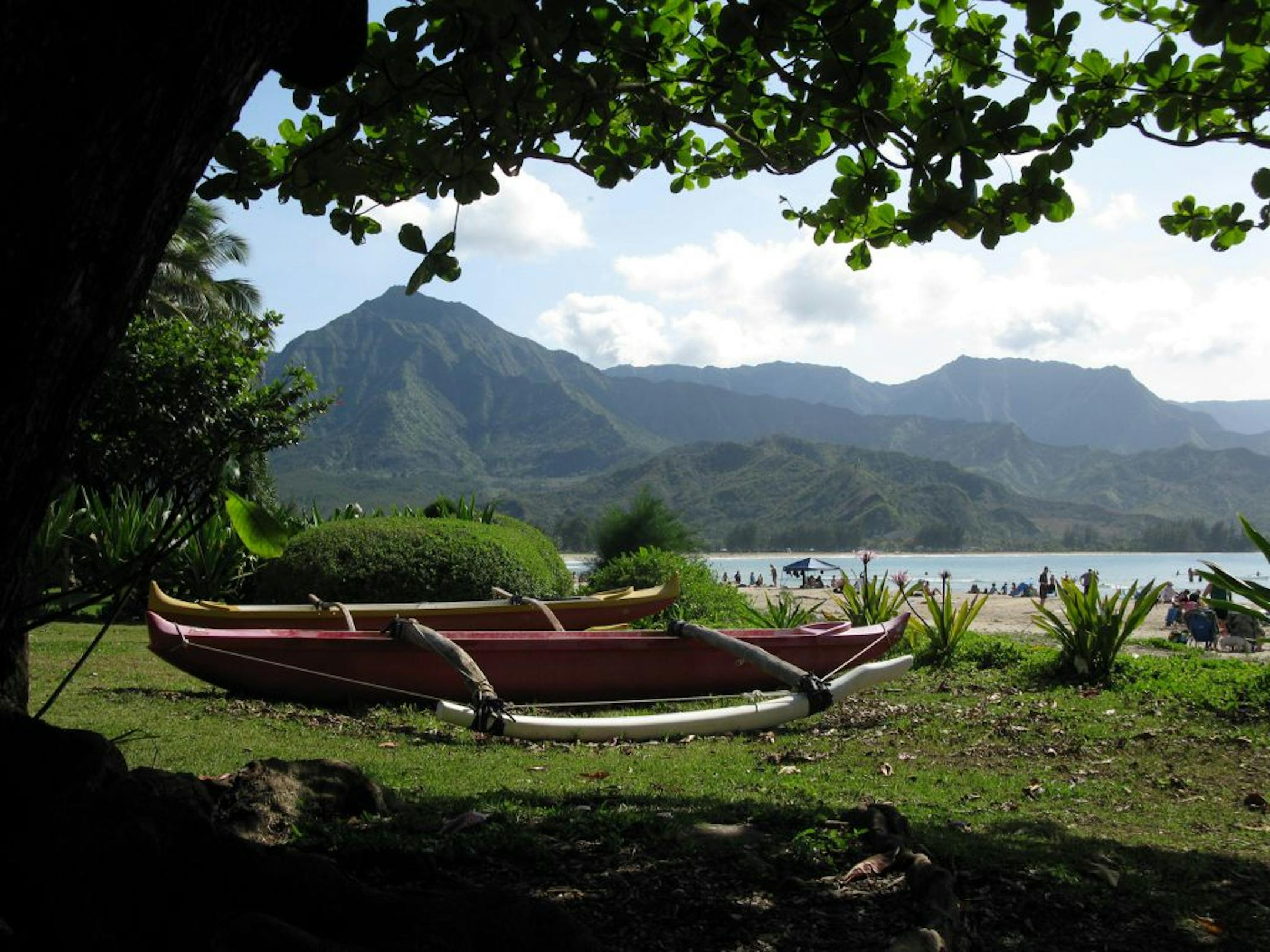 The photographer: Elizabeth Balay of Edina. The scene: An outrigger rests near the beach at Hanalei Bay on Kauai, Hawaii. Balay shot what she calls a "'happy place' photo" when she traveled to Kauai with her husband and two sons in March 2010. The trip was the "last real spring trip together as a family," before her younger son headed off to college, she wrote in an e-mail, and the photo captured "the unspoiled nature of our North Shore experience."
