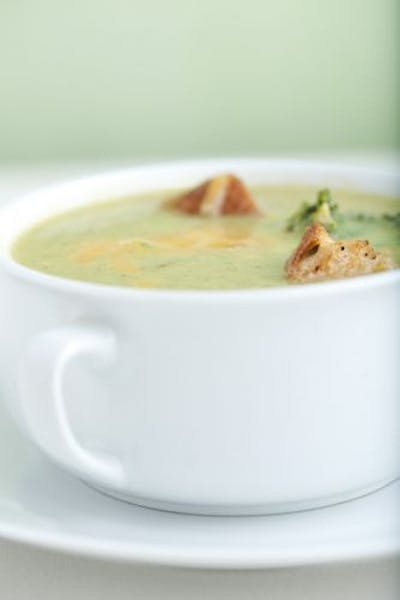 Cheesy Broccoli Soup from Emeril Lagasse's "20-40-60."