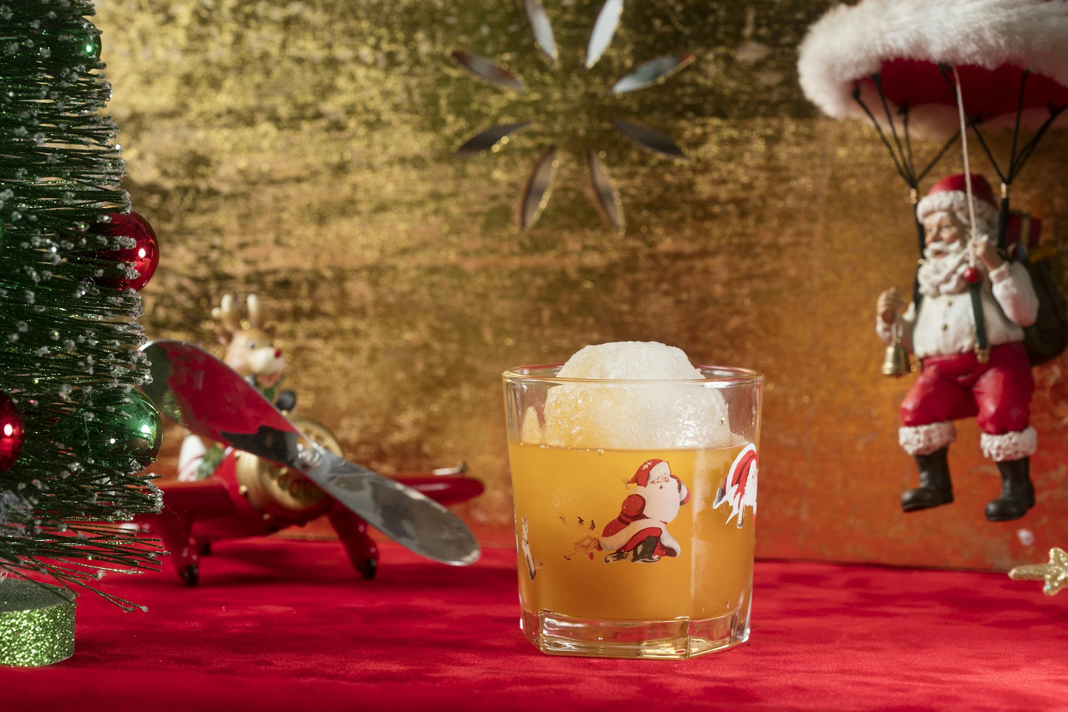 'Snowball Old Fashioned' is a cocktail at Miracle at Lawless.