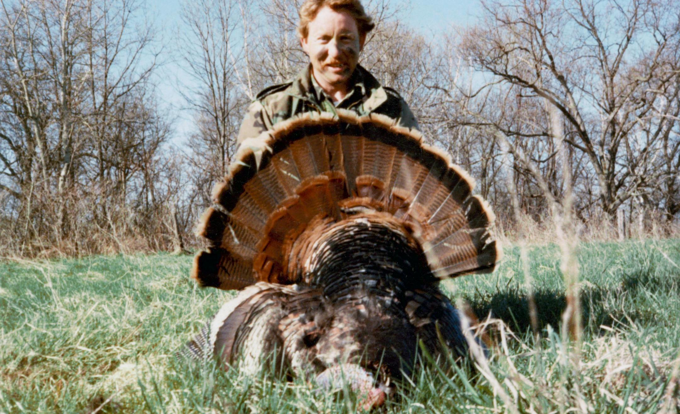 Lance Ness of Golden Valley with a southeastern Minnesota turkey. ORG XMIT: MIN1404101652431039