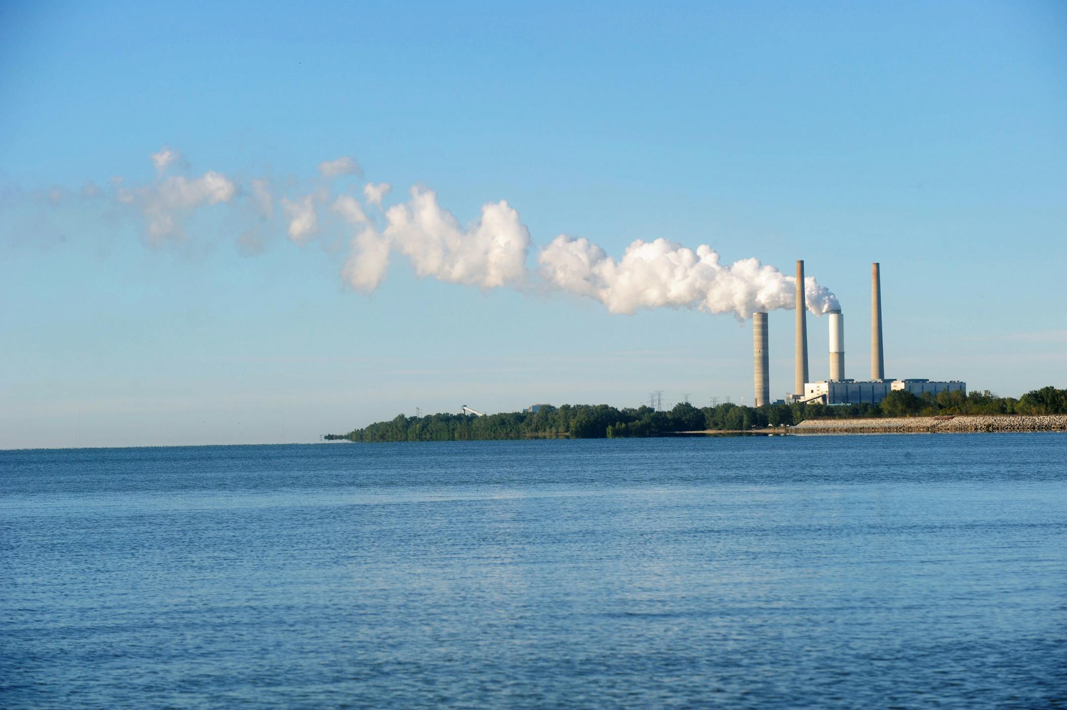 Coal-fired plant in Michigan.