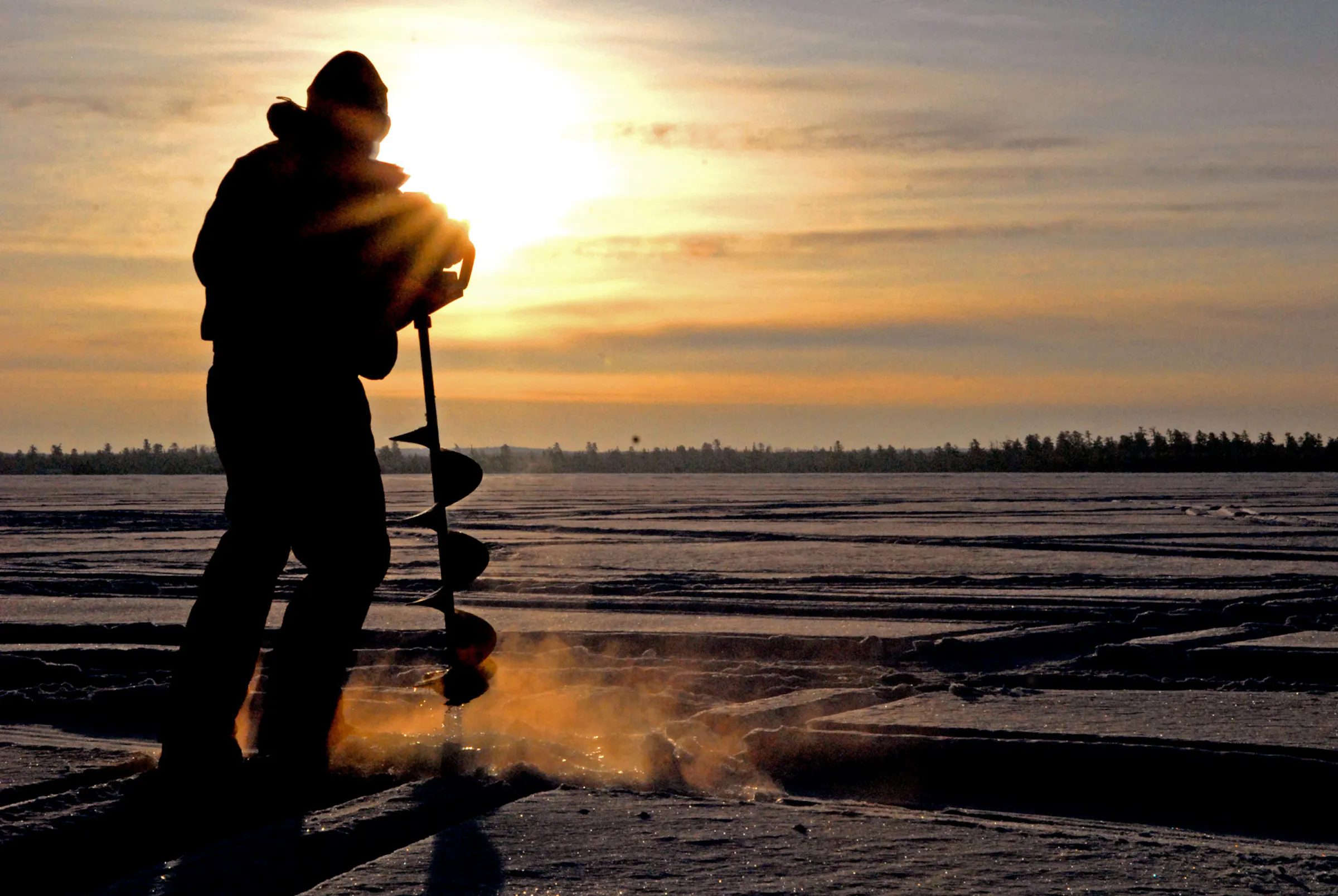 It's up north, to a grand extreme
