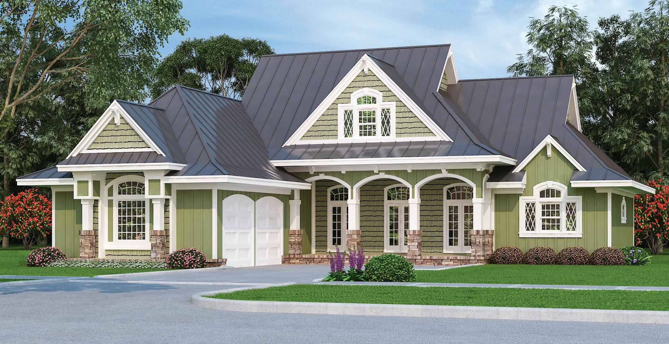 Home plan: Reimagined ranch offers plenty of porch and patio living