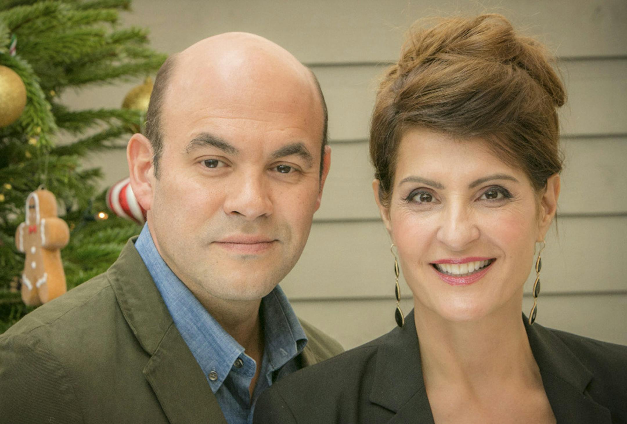 THE GREAT HOLIDAY BAKING SHOW - It's a delicious addition to television this holiday season when "The Great Holiday Baking Show" premieres on ABC, MONDAY, NOVEMBER 30 (10:00 p.m. - 11:00 p.m., ET). (ABC/Michael Bourdillon) IAN GOMEZ, NIA VARDALOS