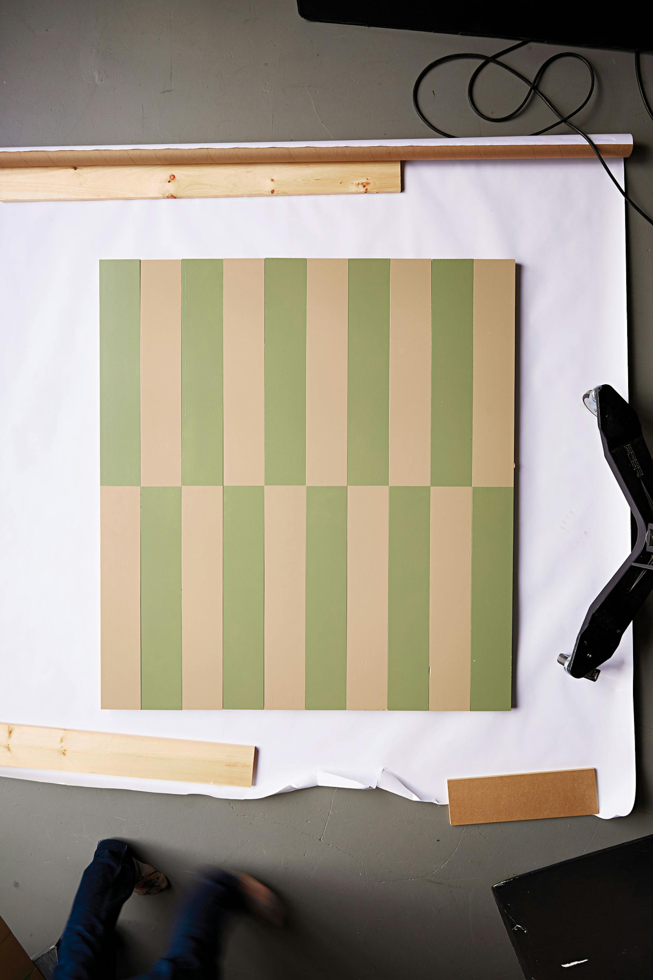 UNDATED -- BC-ASK-MARTHA-HIGHER-GROUNDS-ART-NYTSF -- Alternating Stripes. (CREDIT: Bryan Gardner) -- ONLY FOR USE WITH ARTICLE SLUGGED -- BC-ASK-MARTHA-HIGHER-GROUNDS-ART-NYTSF -- OTHER USE PROHIBITED.