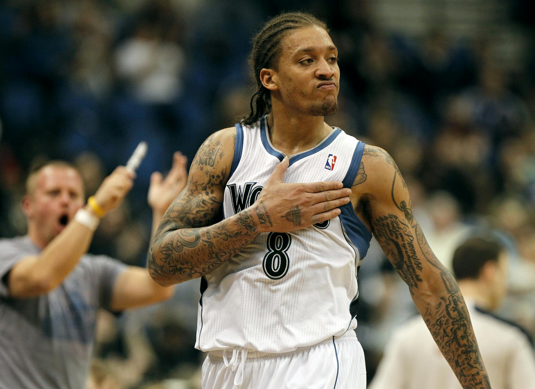 Timberwolves forward Michael Beasley